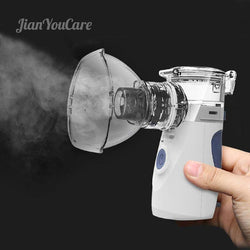 Inhalateur portable en marche - Vue de coté gauche 